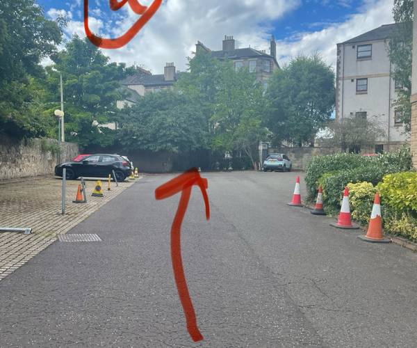 Parking on St. Leonards Lane, EH8