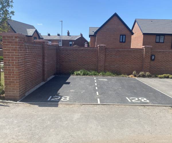 Parking on The Orangery, M43