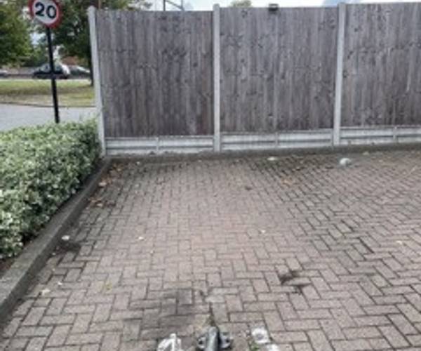 Parking on Anderson Close, W3