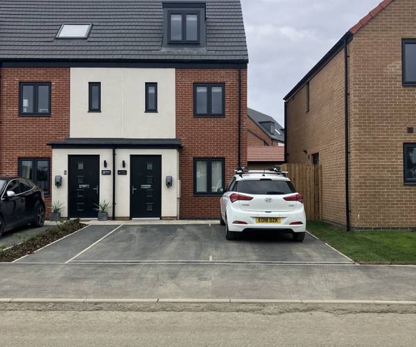 Parking on Brede Place, NE13