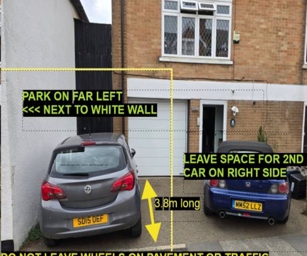 Parking on Onslow Road, TW10