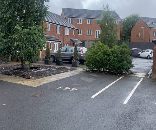 Parking on Harrier Close, BL6