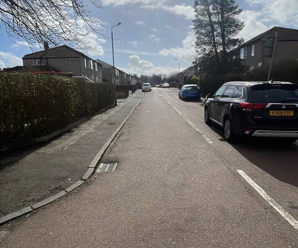Parking on Ardmay Crescent, G44