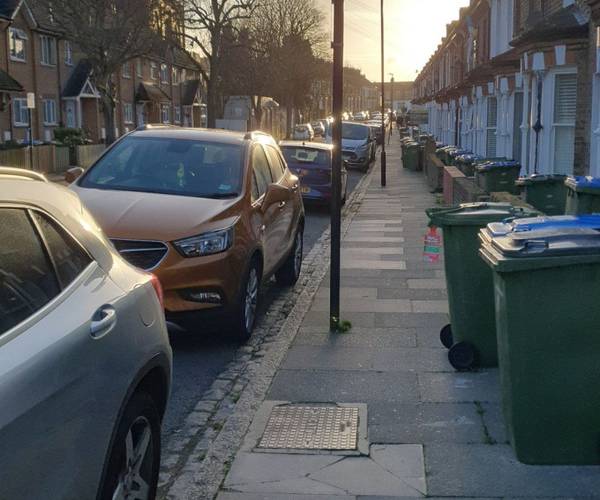 Parking on Troughton Road, SE7