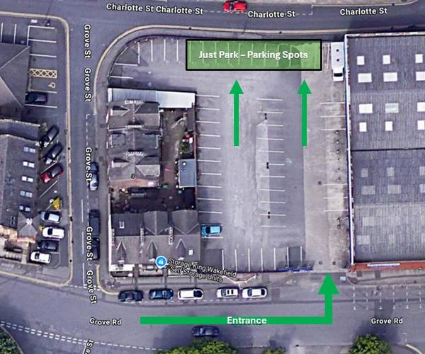 Storage King Wakefield Car Park