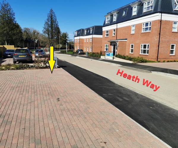 Parking on Lime Way, WD7