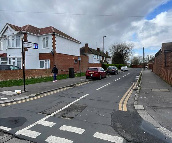 Hounslow West, a few minutes walk to the Tube