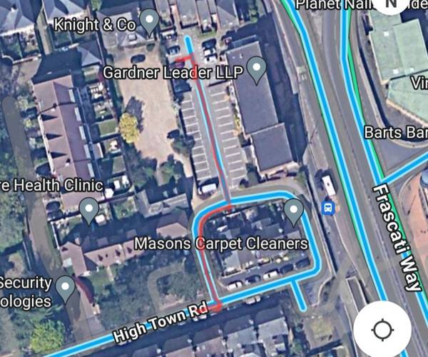 Parking on Frascati Way, SL6