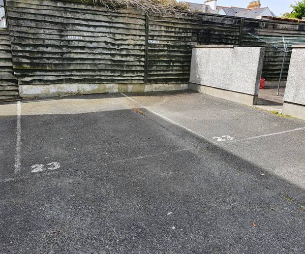 Parking on Penmerrin Court, TR7
