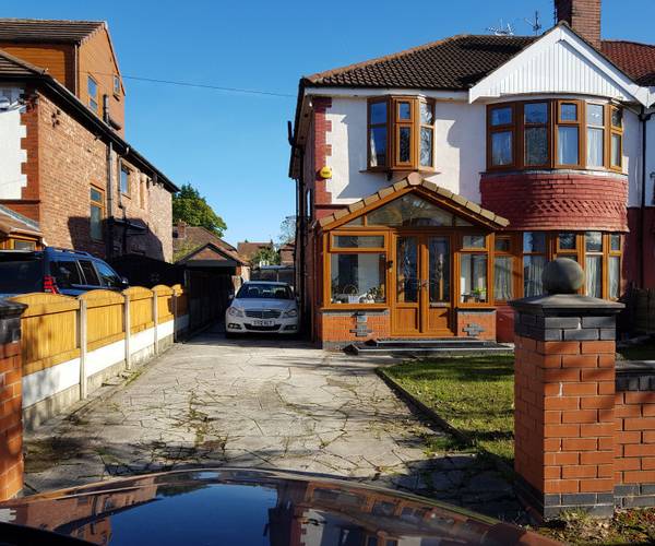 Parking on Seymour Grove, M16