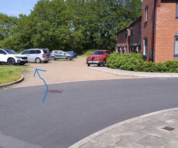 Parking on Wooding Drive, TF3