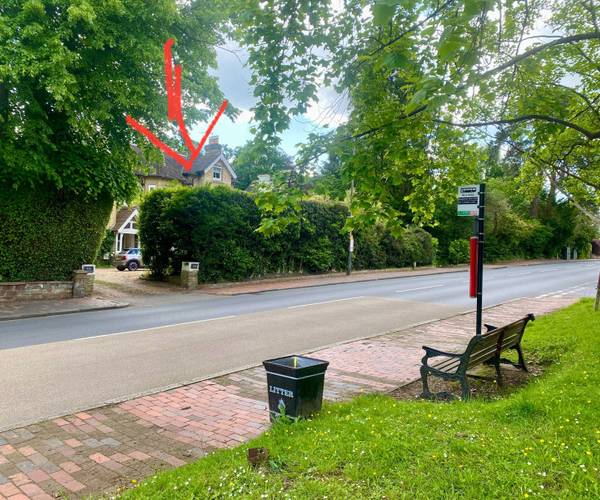 Parking on Frant Road, TN2