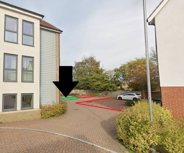 Parking on Henry Swan Way, CO1