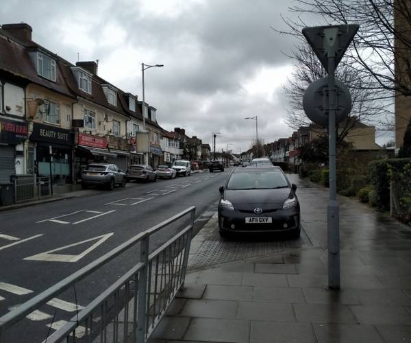 Parking on Redbridge Lane East, IG4