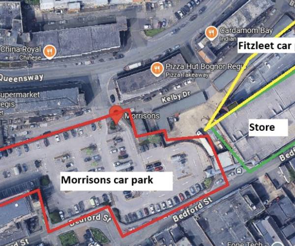 Morrisons Car Park - Bognor Regis