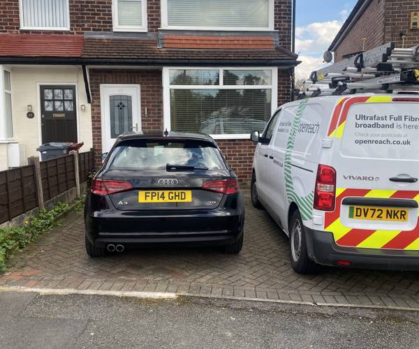 Parking on Broomhall Road, M9