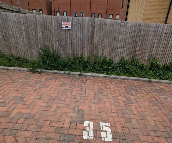 Parking on Nicholas Hawksmoor Drive, WD6