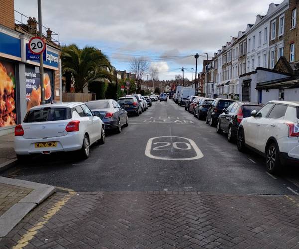 Parking on Vant Road, SW17