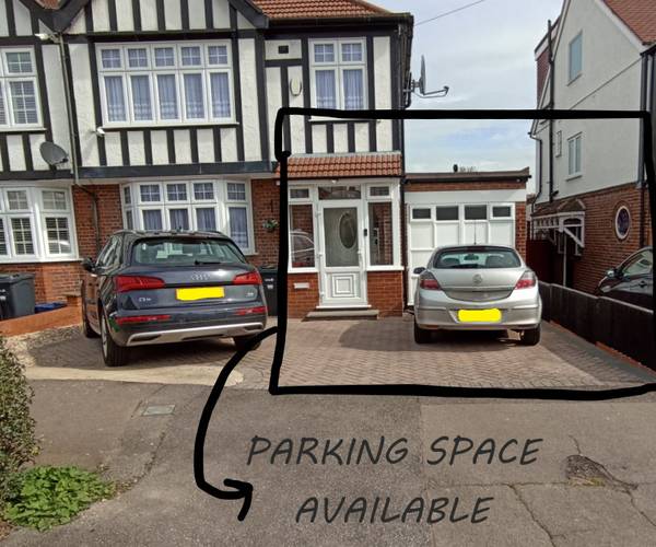 Parking on St. Anthonys Avenue, IG8