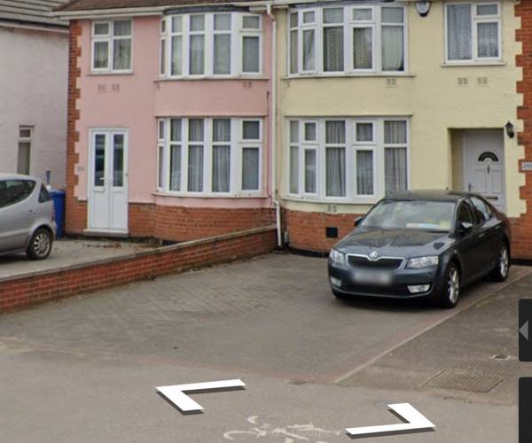 Parking on Heath Road, IP4