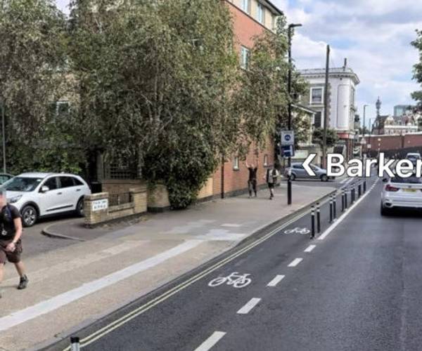 Parking on Barker Drive, NW1