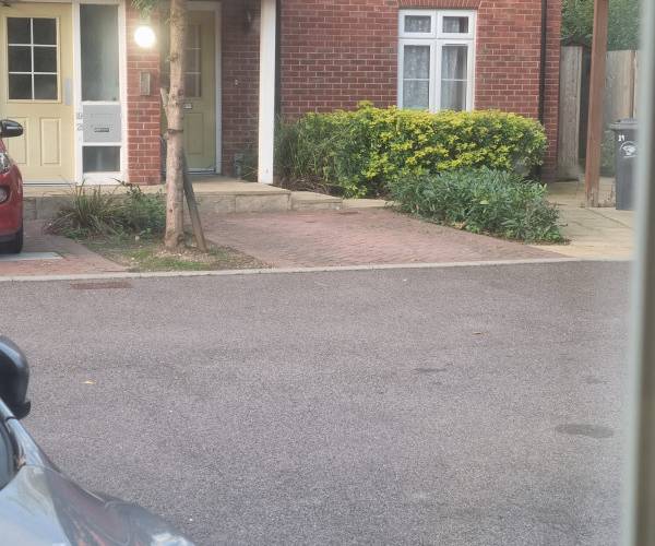 Parking on Russell Francis Way, CM22