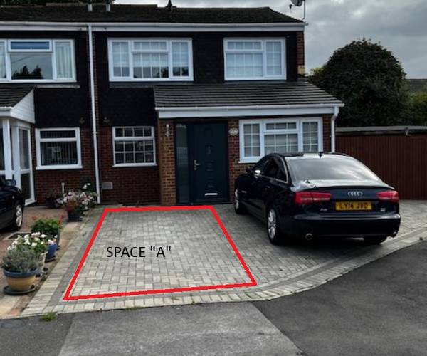 Parking on Balmoral Close (A), SL1