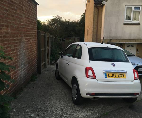 Parking on Mountfitchet Road, CM24
