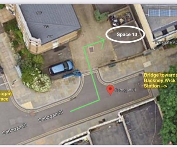 Parking on Cadogan Terrace, E9