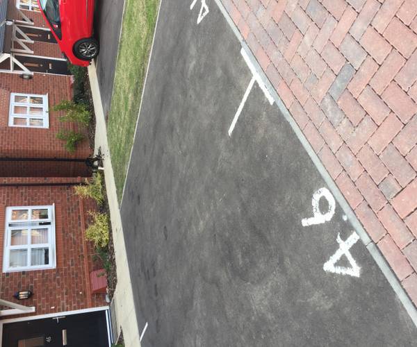 Parking on Lennon Way, HP21