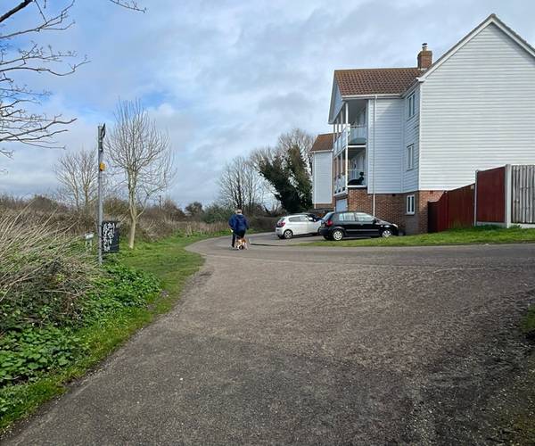Parking on Station Lane, CO12