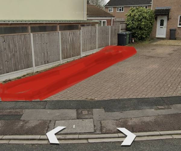 Parking on Coldray Close, GL1