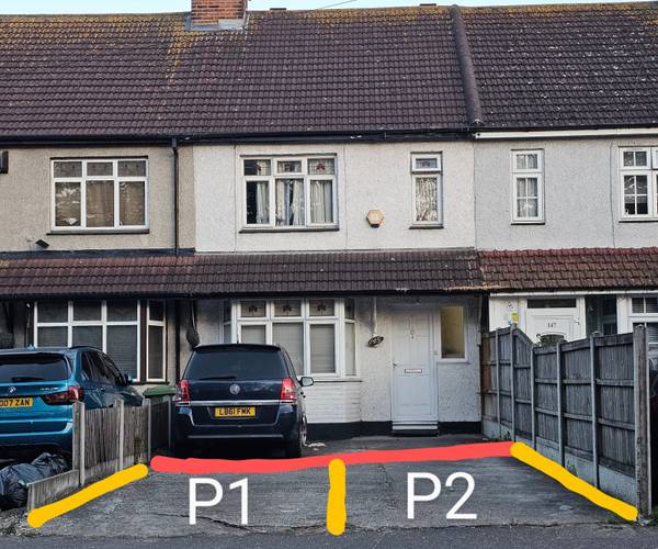 Parking on Oldchurch Road, RM7