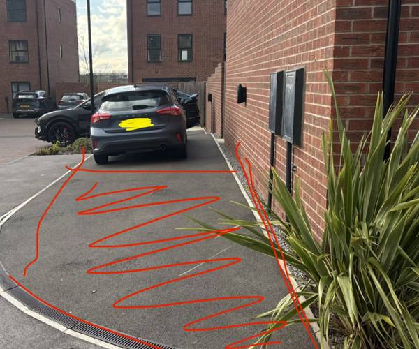 Parking on Dove Mews, DN4