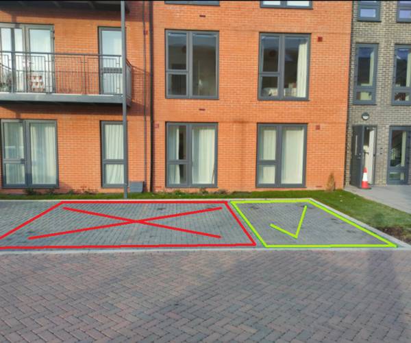 Parking on Cox Terrace, RG1