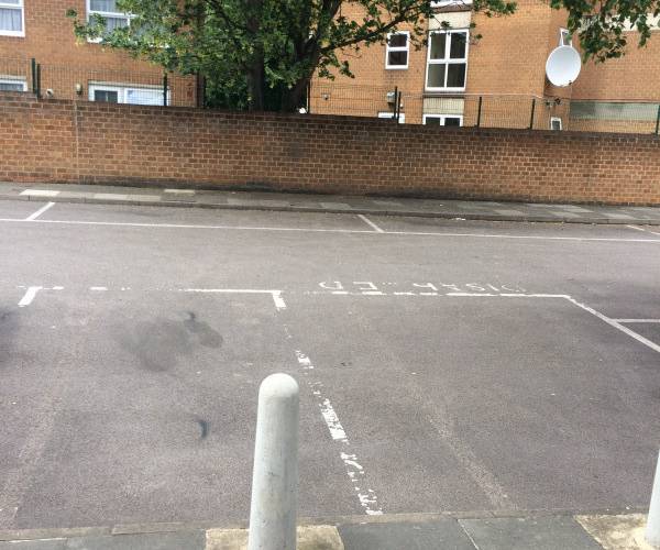 Parking on Poulton Close, E8