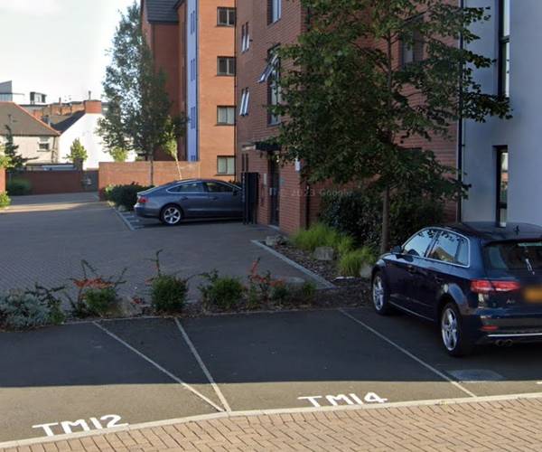 Parking on Edwardian Mews, NP19