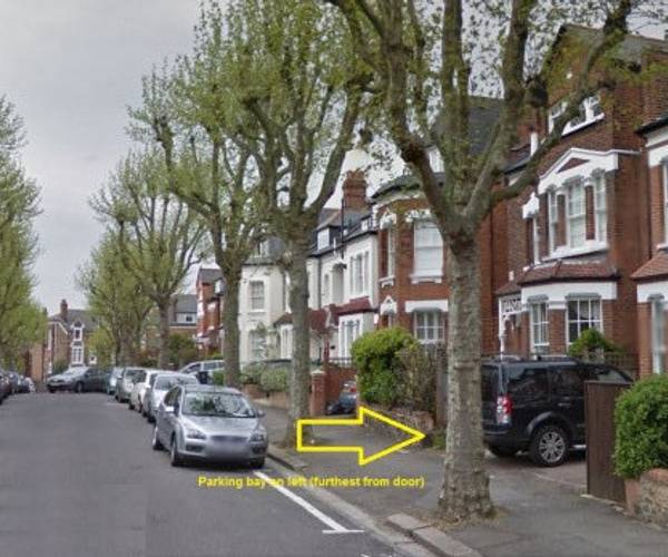 Parking on Church Crescent, N10