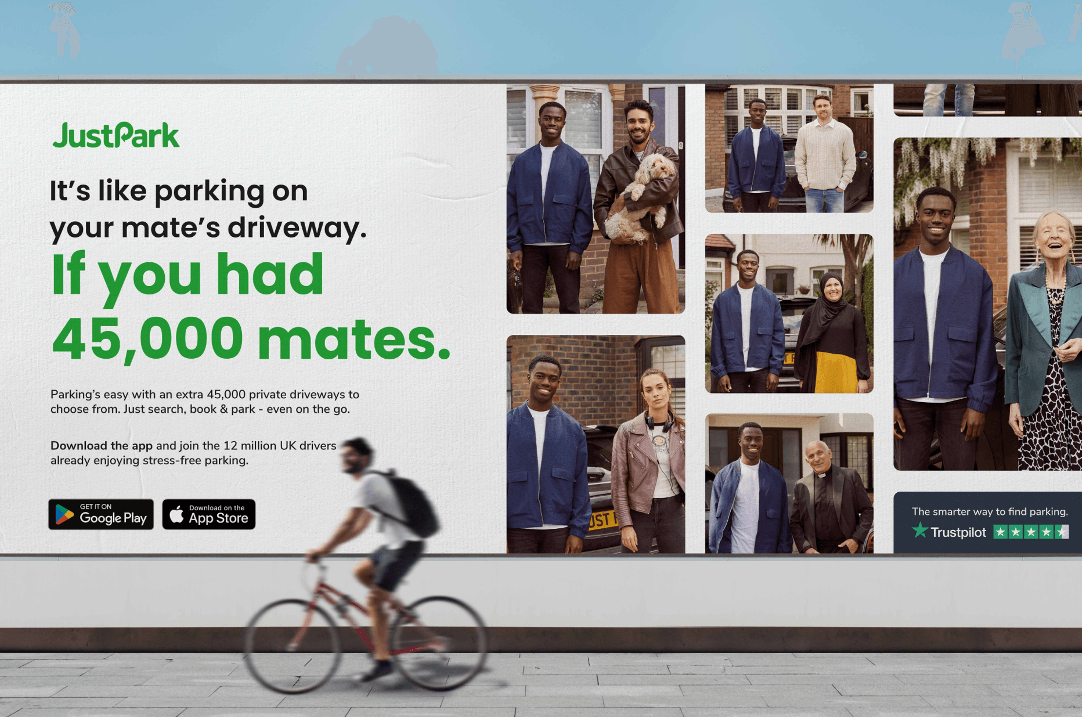 JustPark launches first-ever brand campaign across London, raising awareness of 45,000 private driveways available to book through the app