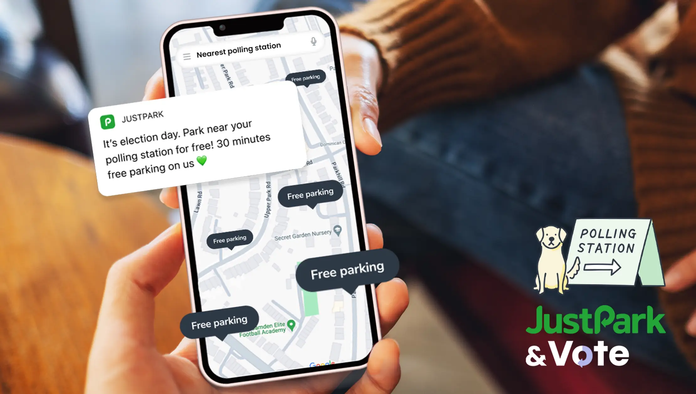 JustPark Offers Free Parking for General Election Voters on 4th July